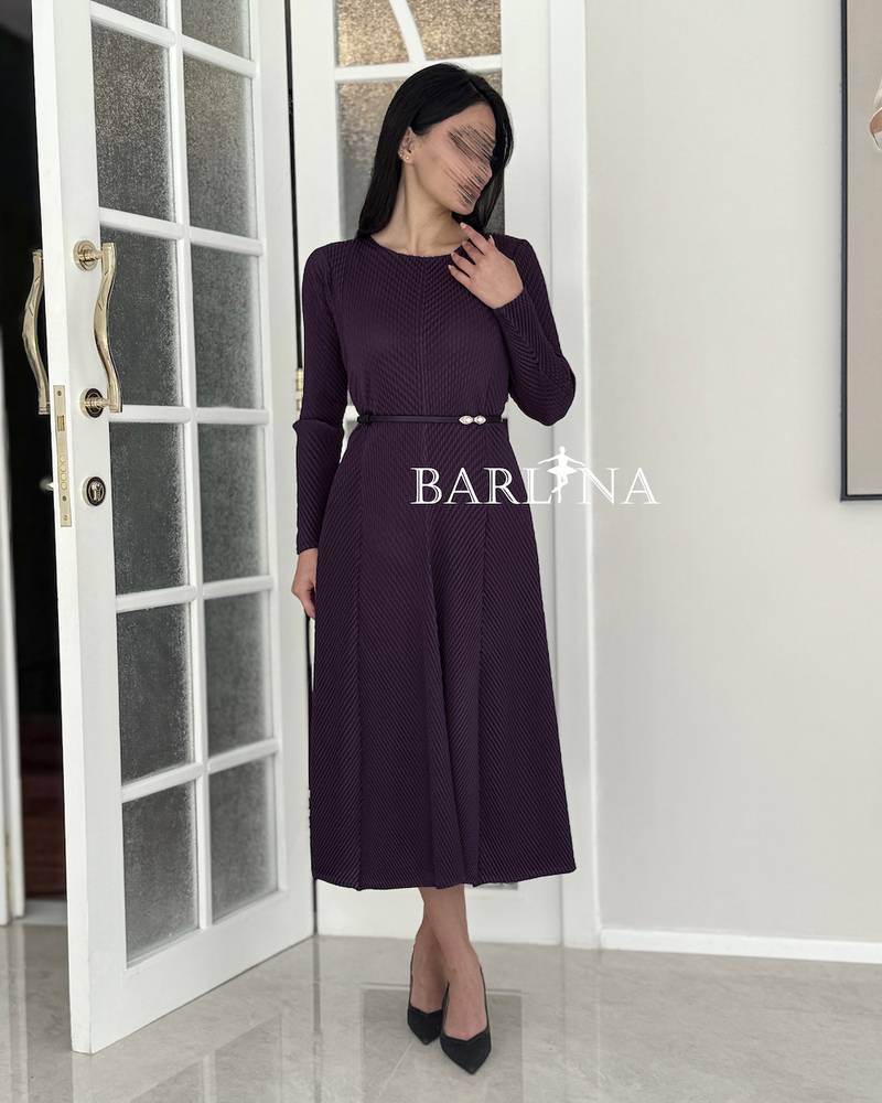A simple and elegant midi dress