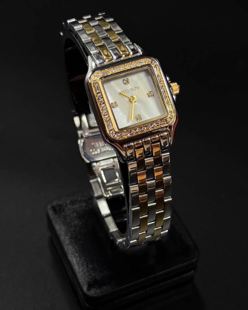 Elegant women's watch with a sophisticated square design