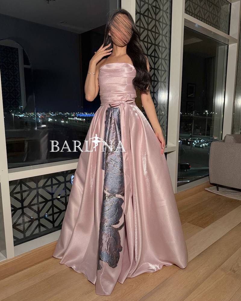 Pink sequin dress with embellished front overlay
