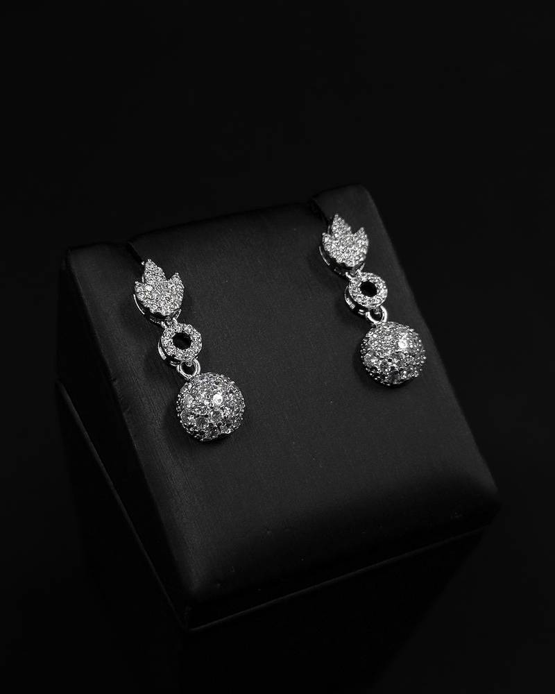 Stylish, dangling, and sparkling earrings