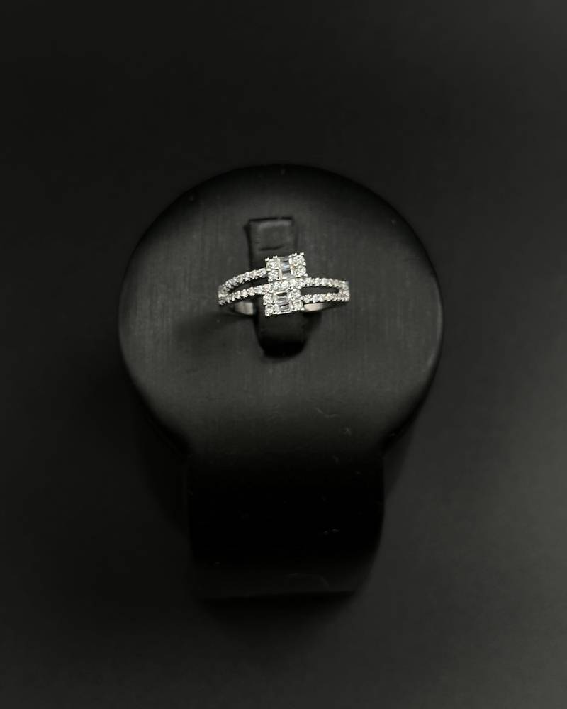 Wrapped bracelet and ring with rectangular stones