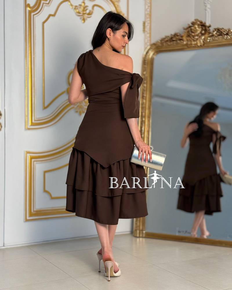 A soft and elegant dress with smooth layers
