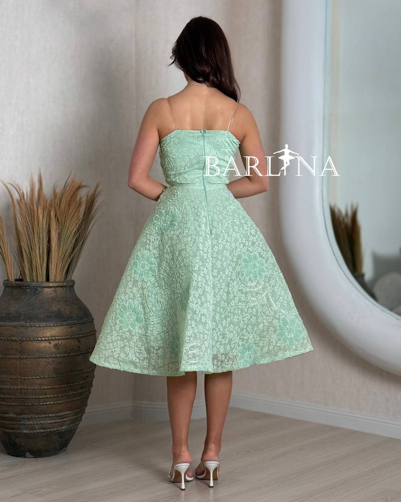 Elegant lace midi dress