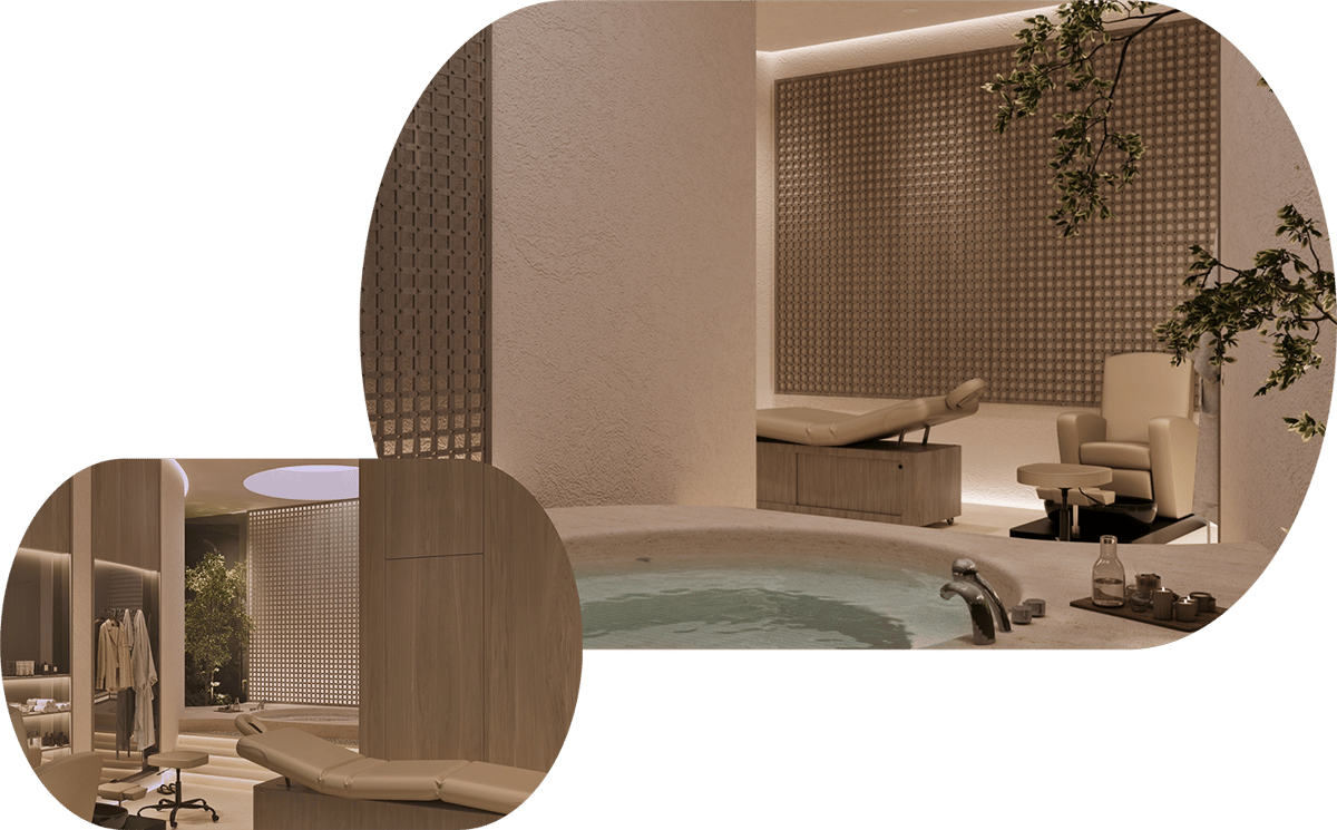 في Alpha Spa