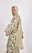 Qamar wrapped dress