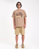FAKE T-shirt -BEIGE
