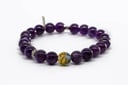 GOLD AMETHYST BRACELET 