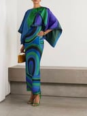 ايميليو بوتشي maxi dress with cape