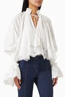 Lace cotton shirt by زيمرمان