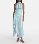 Top and skirt Aqua blue by ايميليو بوتشي