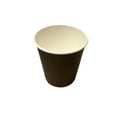 Plain Black Paper Cups for Hot Beverages