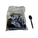 Abeet Black Plastic Spork (50 Pieces)