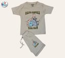 2pcs Short-sleeved T'shirt and matching shorts 600D \ G523208