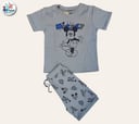 2pcs Short-sleeved T'shirt and matching shorts 600F \ G523191