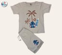 2pcs Short-sleeved T'shirt and matching shorts 600D \ G523185