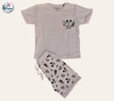 2pcs Short-sleeved T'shirt and matching shorts 650D \ G523212