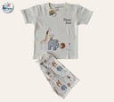 2pcs Short-sleeved T'shirt and matching shorts 650D \ G523197