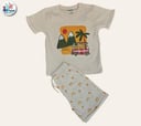 2pcs Short-sleeved T'shirt and matching shorts 650B \ G523211