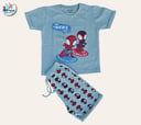 2pcs Short-sleeved T'shirt and matching shorts 650D \ G523170