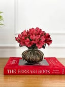 Murano Crystal Vase, Medium