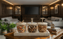 Luxury Decorative Pearl Oyster Shell Set (4 Pieces)
