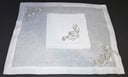 Orchids Corners Design Placemats with Napkins Set For 12.Persons