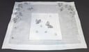 Flowers & Butterflies Design Placemats with Napkins Set For 12.Persons