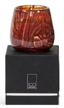 شمعة وسط معطرة مع مزهرية / Medium Scented Candle with Crystal Vase