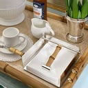 Big Napkin Support Bamboo Holder