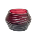 T-Light oval big holder, purple color