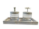 Luxury Decorative Pearl Oyster Shell Set (3 Pieces)