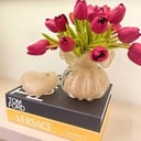 Murano Crystal Vase, Medium