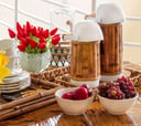 Bamboo Thermos with Handle - 500 ML