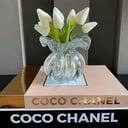 Murano Crystal Vase, Medium