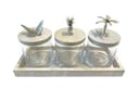 Luxury Decorative Pearl Oyster Shell Set (4 Pieces)