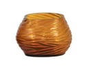 T-Light oval big holder, amber color