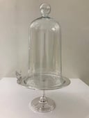 Big Cake Stand with Butterfly on the Plate with Lid