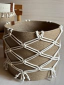 Macrame basket