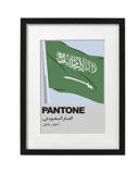 لوحة العلم السعودي