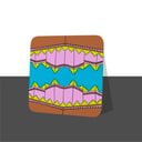 four-pack acrylic coasters of kingdom region