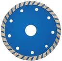 Cold-pressed turbo saw blade used for cutting granite,marble,concrete and brick 115*H7*1.2*2.2*22.23mm