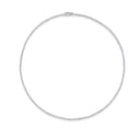 عقد تنس مويسانيت | فضة 925 | 3mm | طول 15 إنش