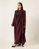 Maroon Abaya