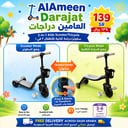 2-in-1 Kids Scooter & Tricycle (Ages 3-6)