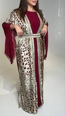 جلابيه مغربيه طبقتين