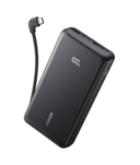 باور بانك 10 الف بقوة 22.5 واط بكيبل تايب سي ومدخل pd ومدخل usb من انكر 