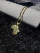 African gold Necklace