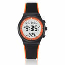 Al-harameen Sport Wrist Watch HA-6506 - Black Color