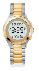Al-Harameen Women's Wrist Watch HA-6371 - Gold and Silver