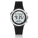 Al-harameen Sport Wrist Watch HA-6504 - Black Color